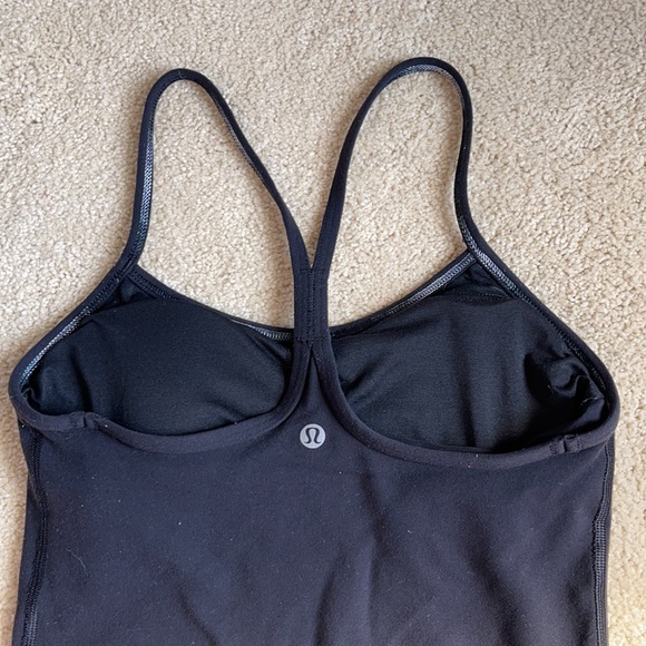 Black Lululemon Power Y Tank - Picture 2 of 2